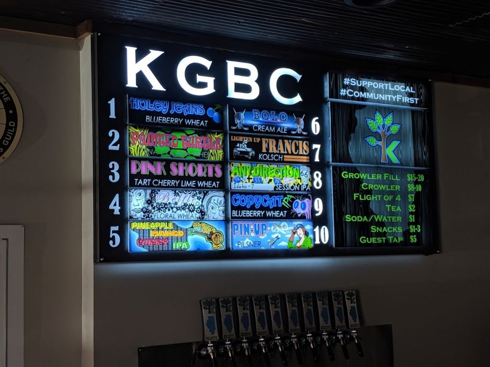 Keg Grove Brewing Company Sign
