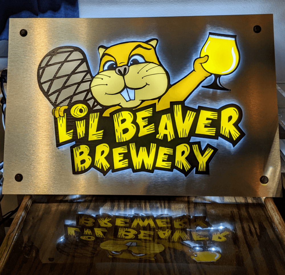 Lil Beaver LED Sign
