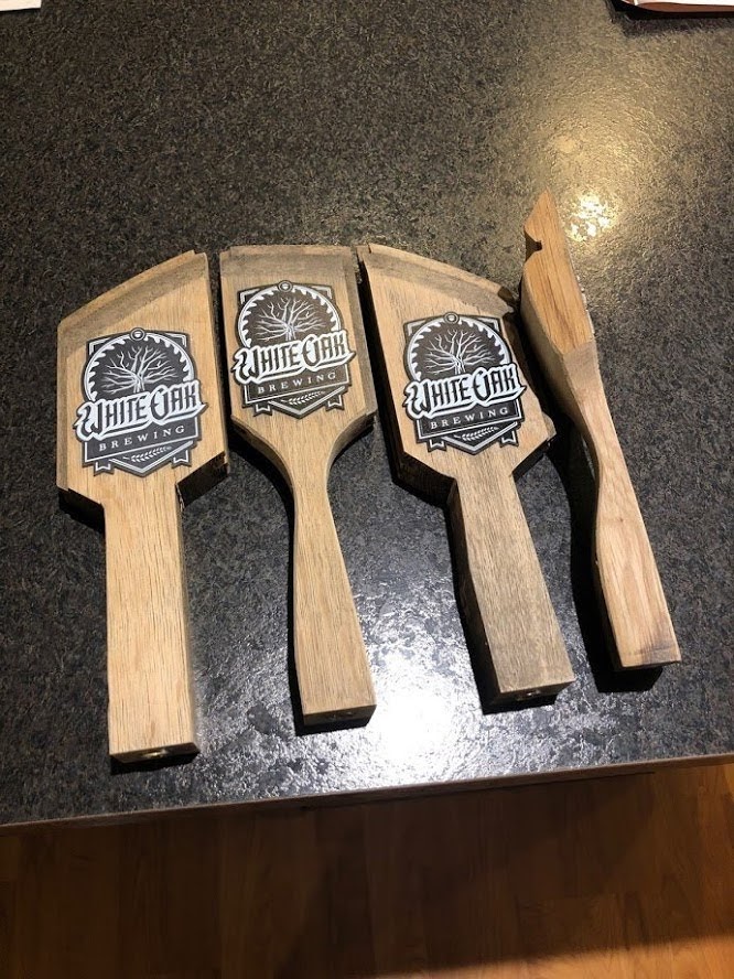 White Oak Brewing Company Tapper Handles